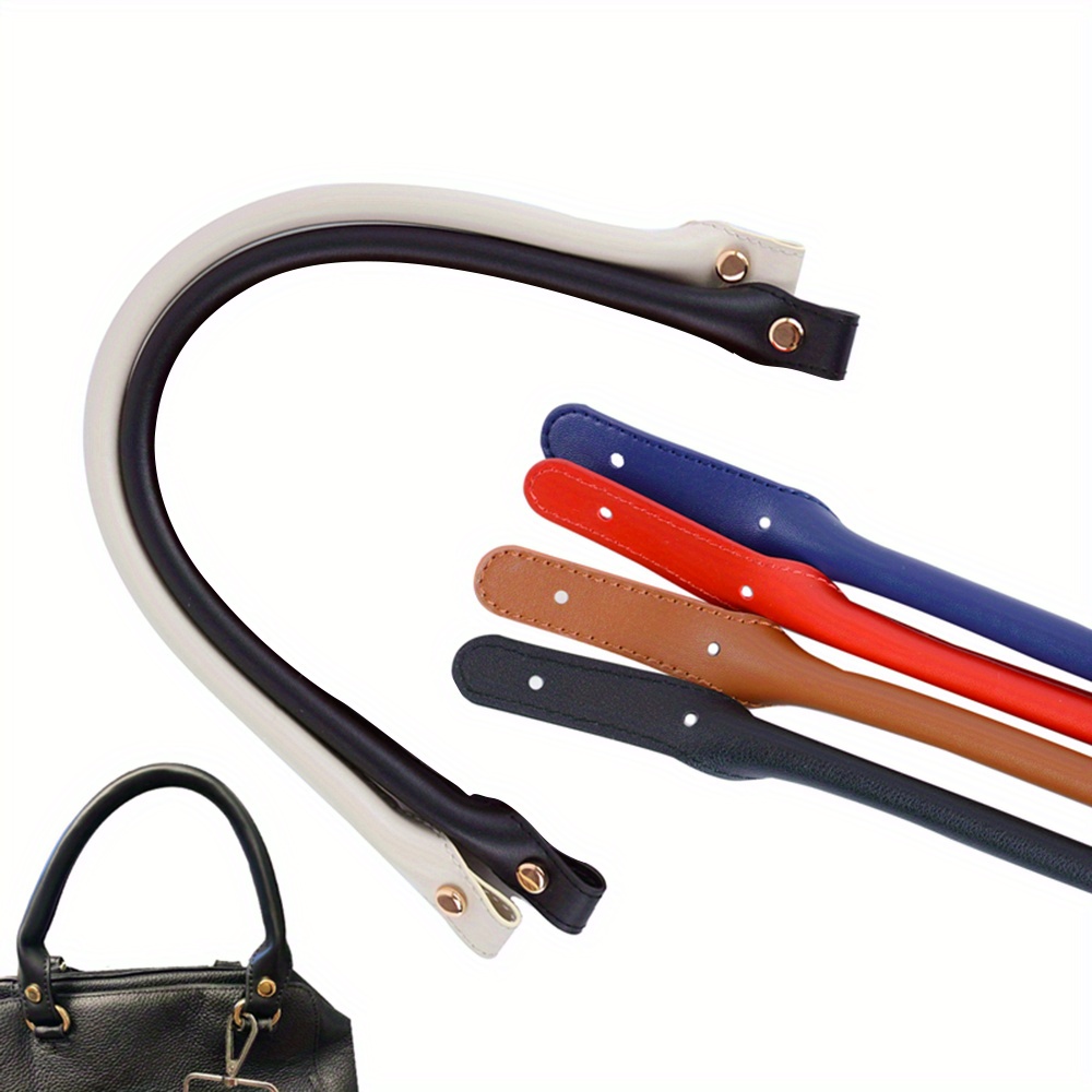 2Pcs PU Leather Tote Bag Strap Replacement for Handbag Detachable