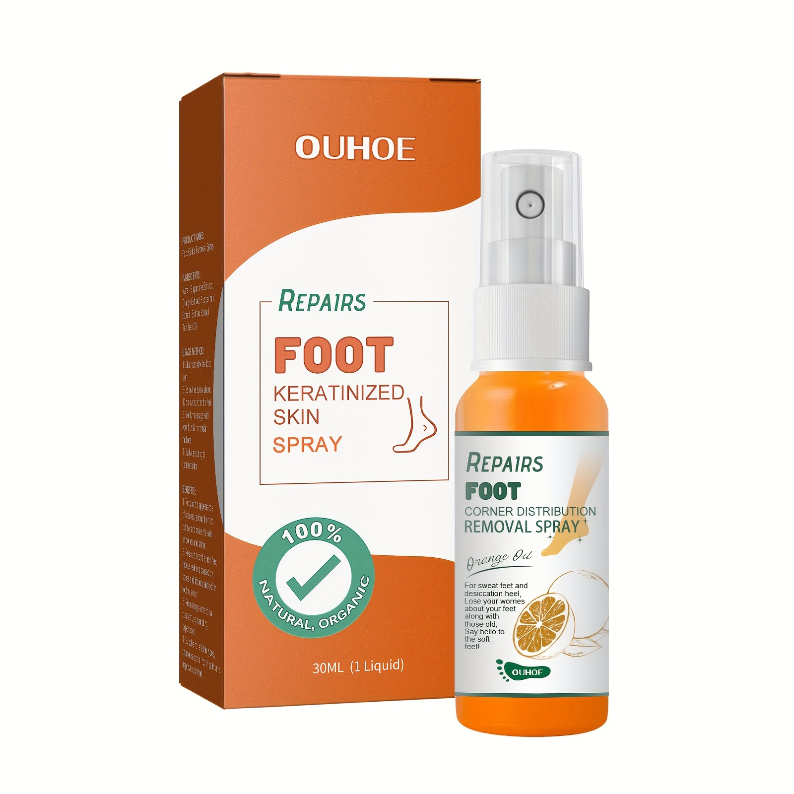 Foot Callus Removal Spray, 30ml Foot Heel Callus Remover Spray, Foot Peel  Spray, Foot Exfoliating Spray - For Quickly Remove Dead Skin And Calluses  On