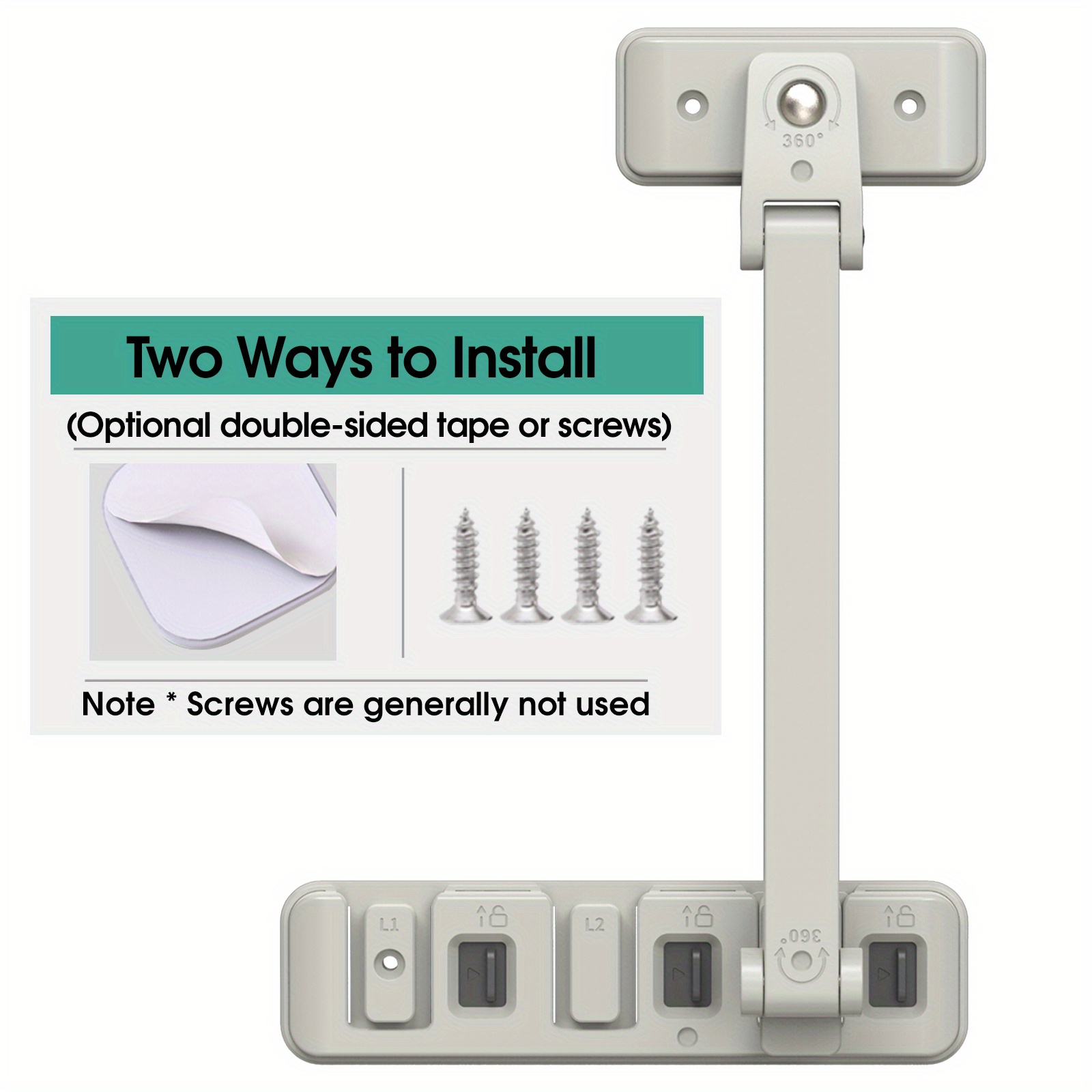     safety window lock anti fall sliding limit fastener for protection bpa   gray   details 0