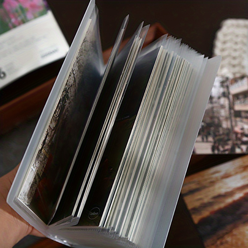 Large Scrapbook Storage Book Sticker Card Bill Invoice - Temu