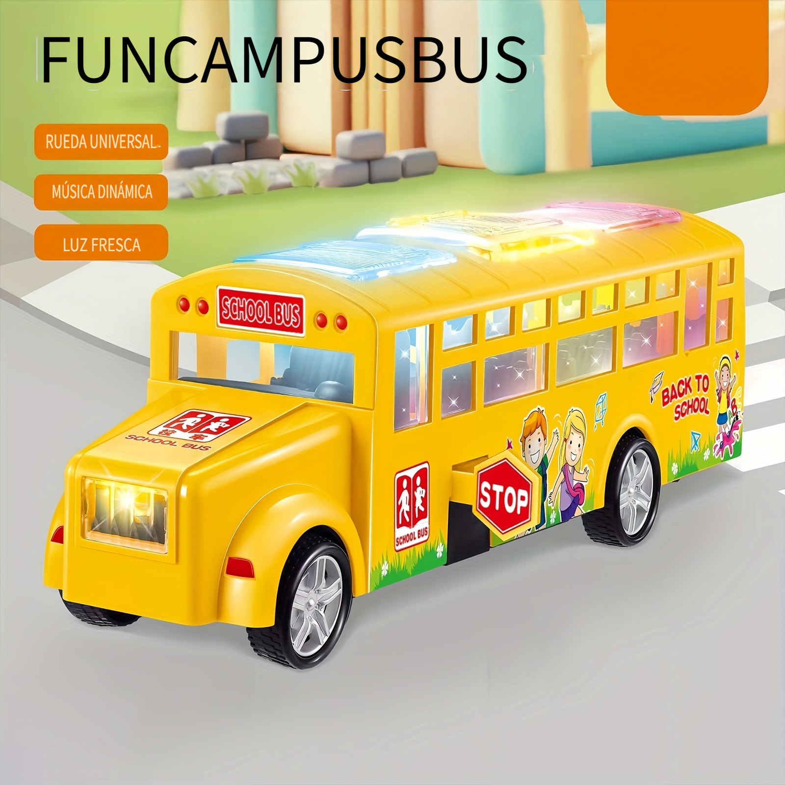 Juguetes De Autobús Escolar Para Niños - Temu