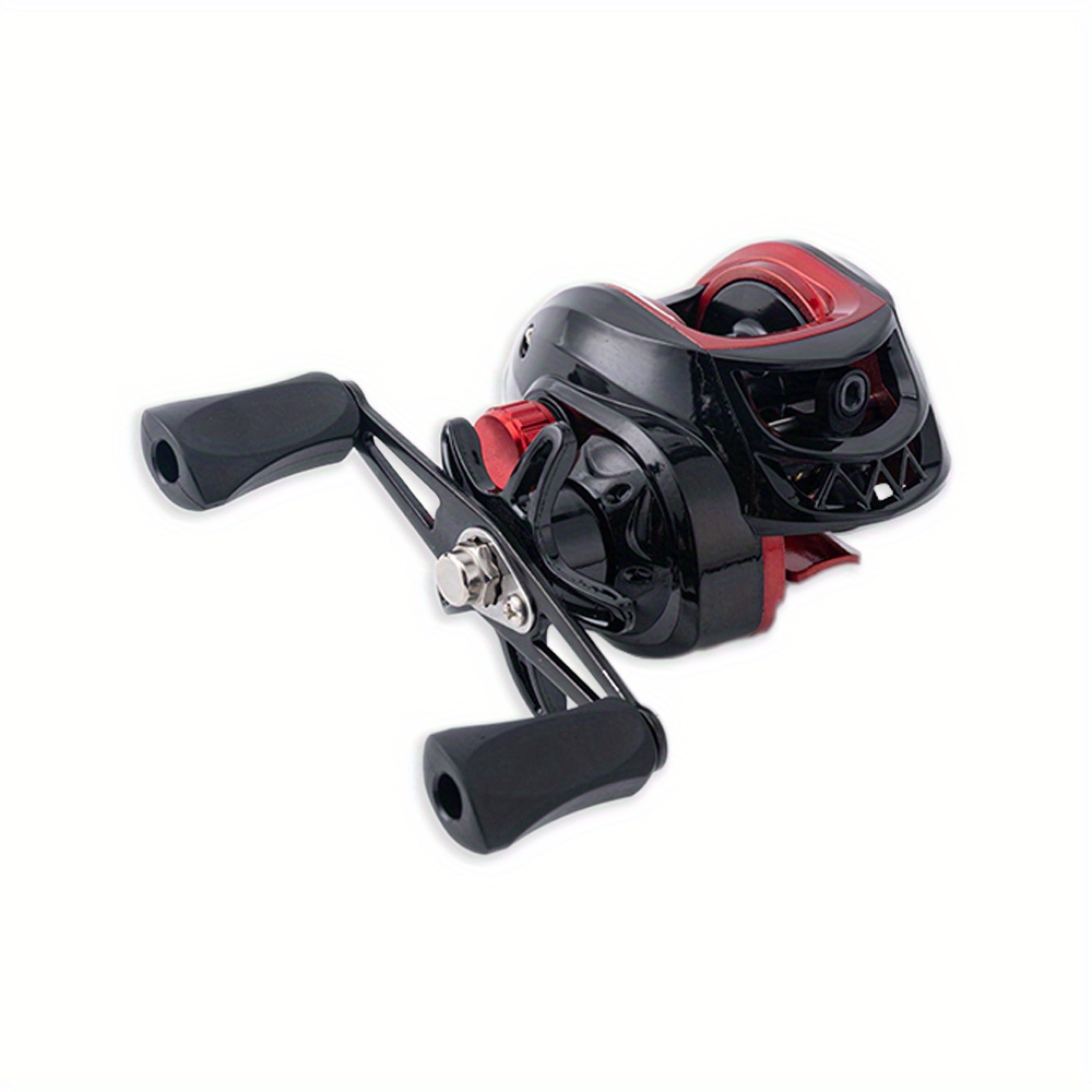 1pc * RED Fox BFS Baitcaster Reel, 5.7oz/162g Low Profile Baitcasting Reel,  Super Smooth With Micro Centrifugal Brake System, 13LBs/6kg Carbon