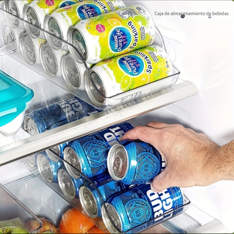 Dispensador Latas Soda Refrigerador Soporte Transparente - Temu