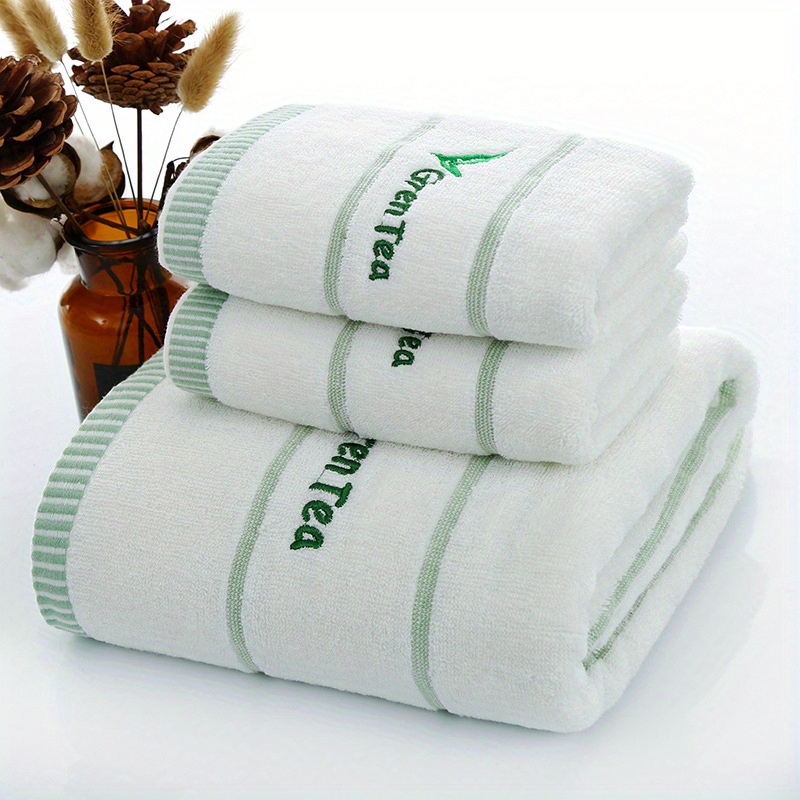 Green Tea Towel Set - Kitchen Towels + Accessories