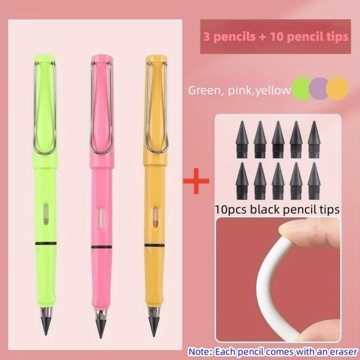 for Creative Eco-friendly Ebony Inkless Pencil No Sharpening