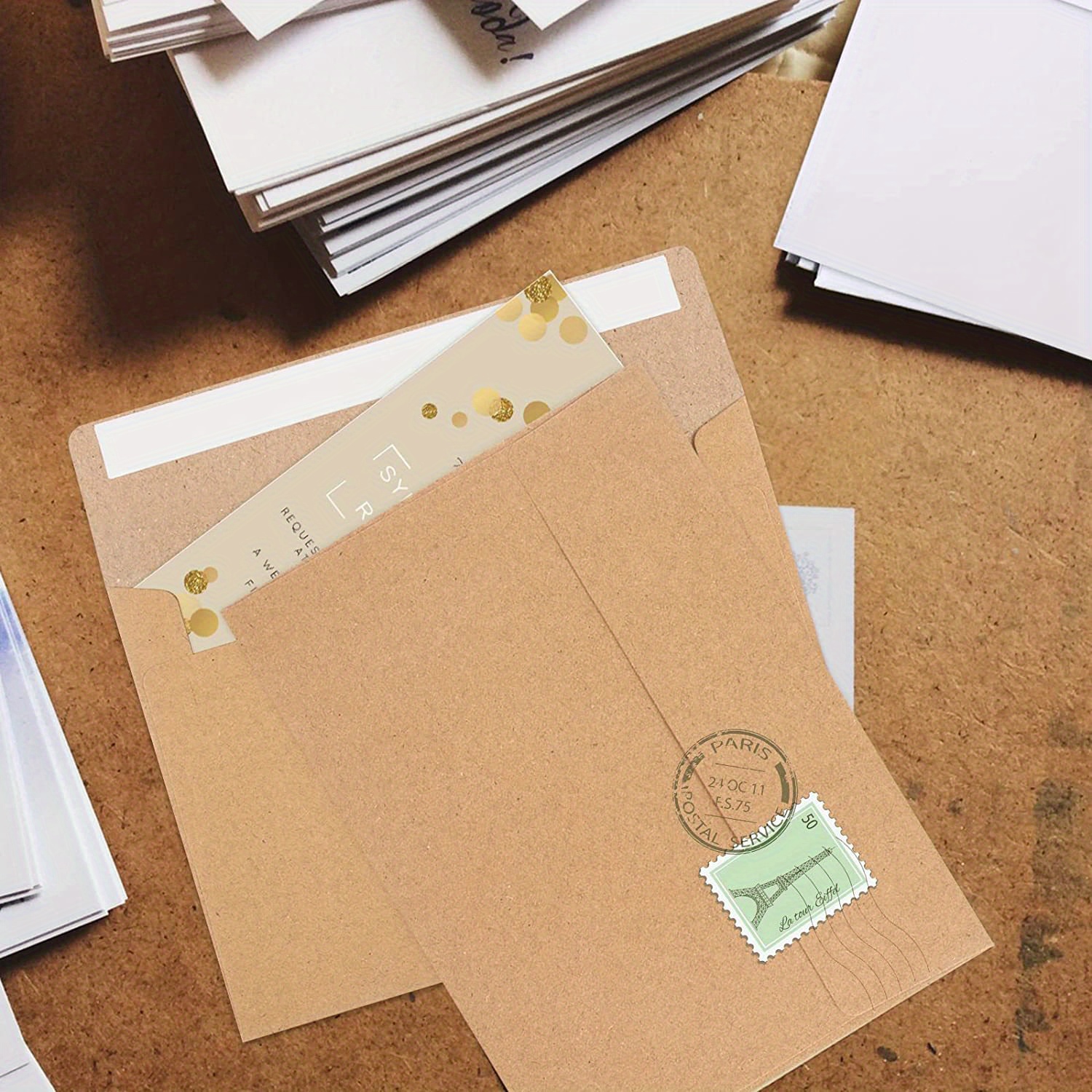 5x7 Envelopes For Invitations A7 Invitation Envelopes Brown Temu New