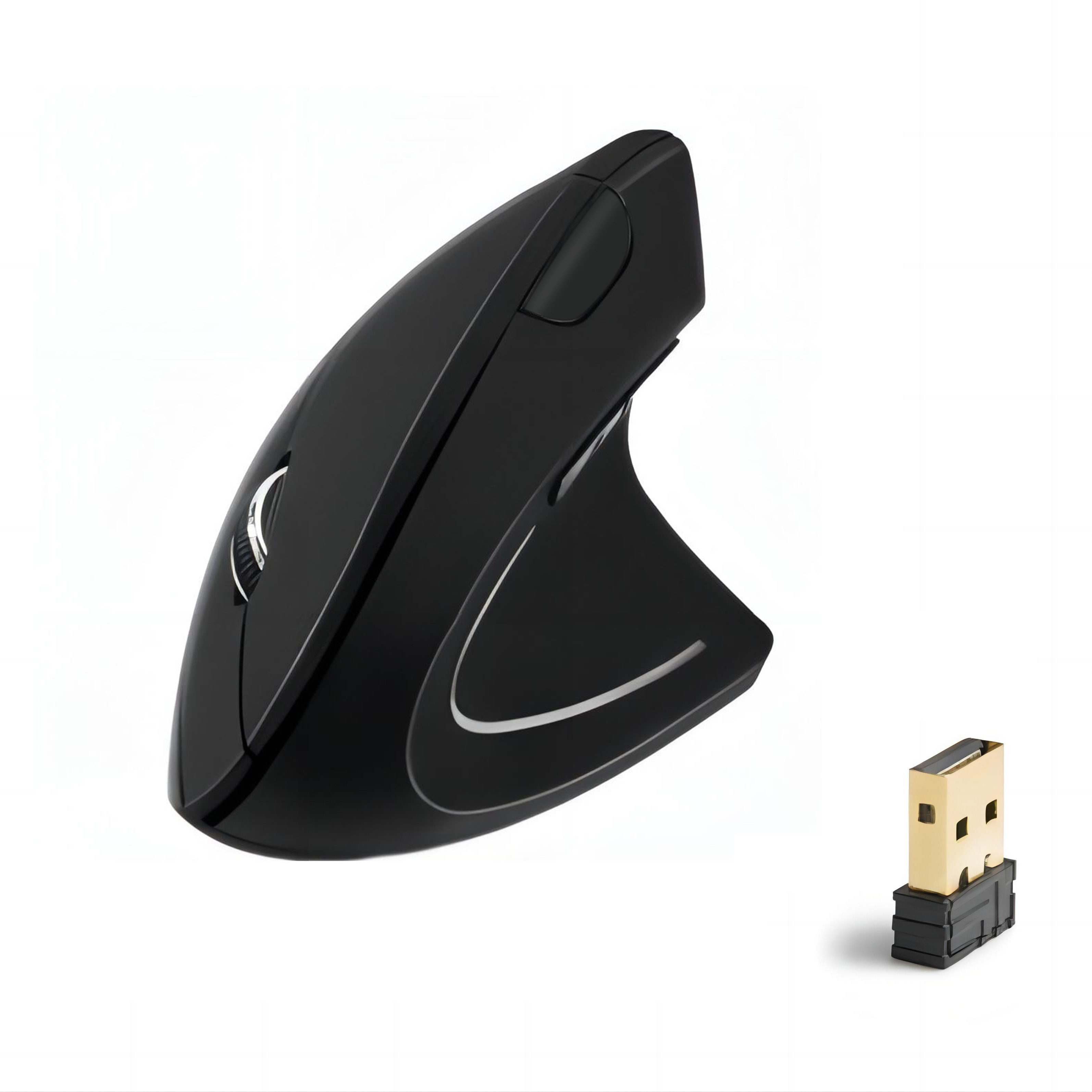 2.4ghz Desigm Ergonomic Wireless Mouse - Temu