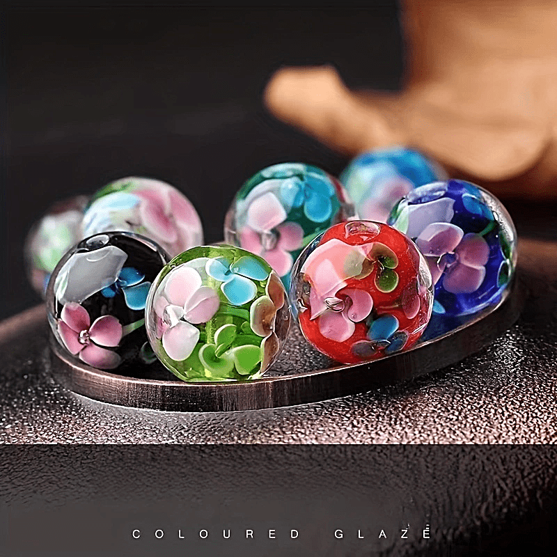 20mm, 16mm, 14mm, 12mm, 10mm Colorful Rhinestone Beads Round Spacer Beads for Jewelry Bracelet Necklace Pen Bag Chain Making Crafts Supplies (16mm