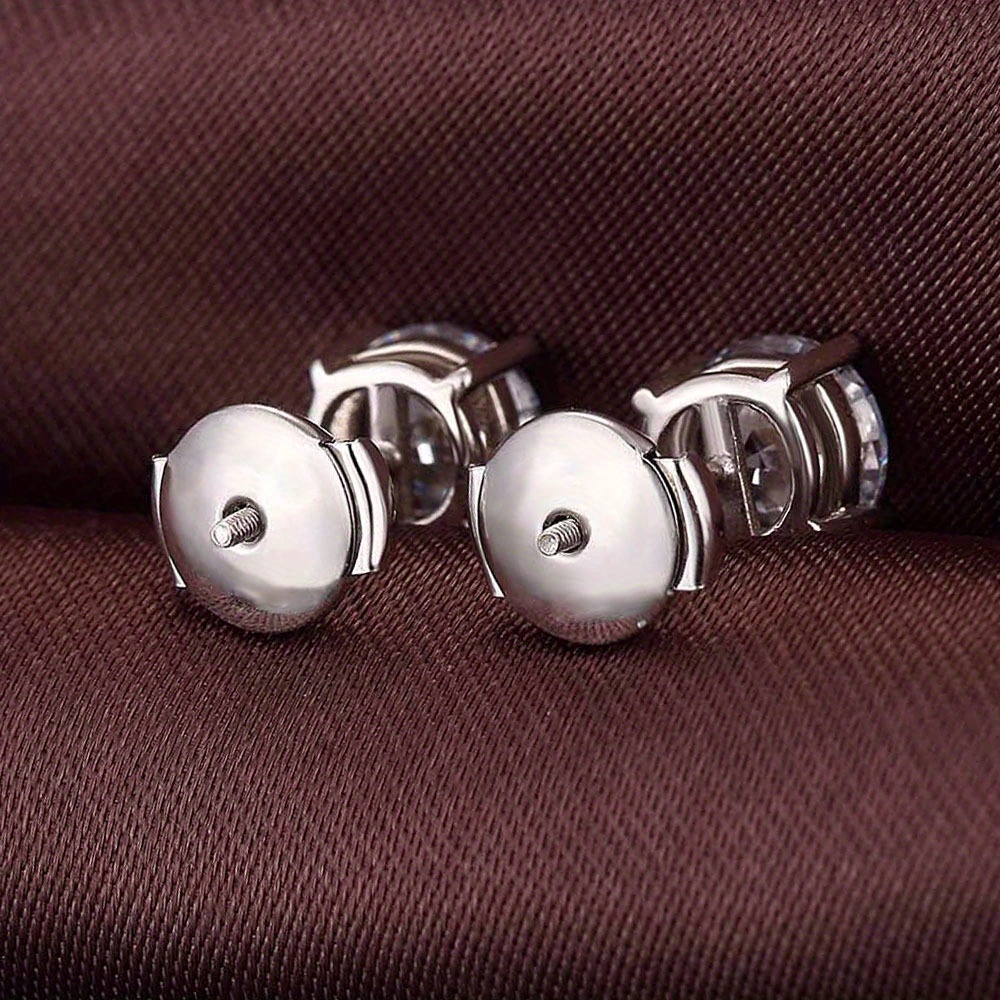 Earring Backs, Sterling Silver and Silicone Earring Backing, Protectors  Earring Wire Stopper Earring Safety Backs for Stud Earrings 