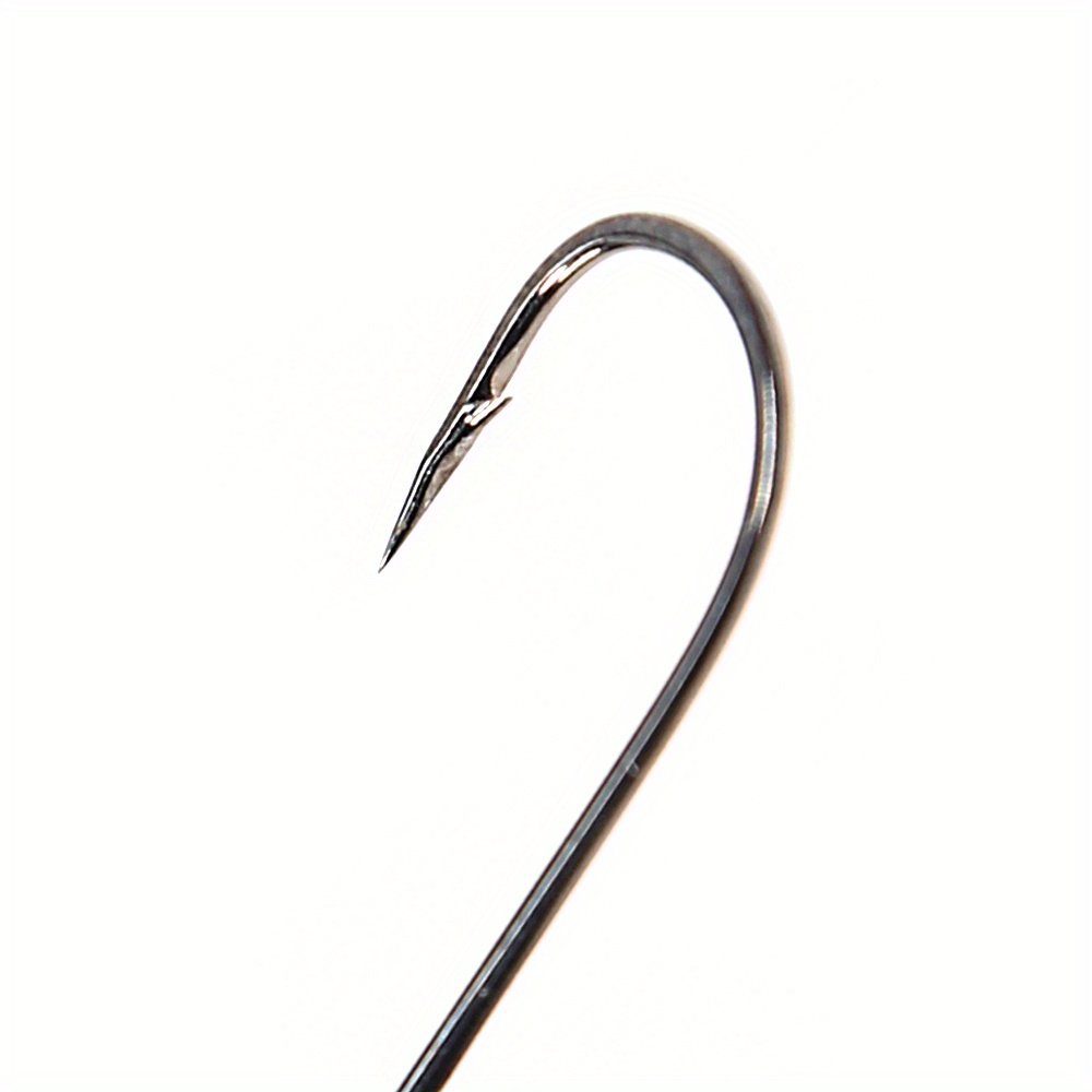 Big Eyes Single Hooks Barb Sharp Stainless Steel Worm Hooks - Temu Canada