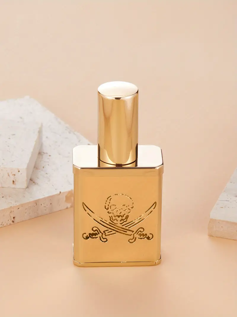 Refillable Travel Perfume Bottle, Skull Stainless Steel Shell