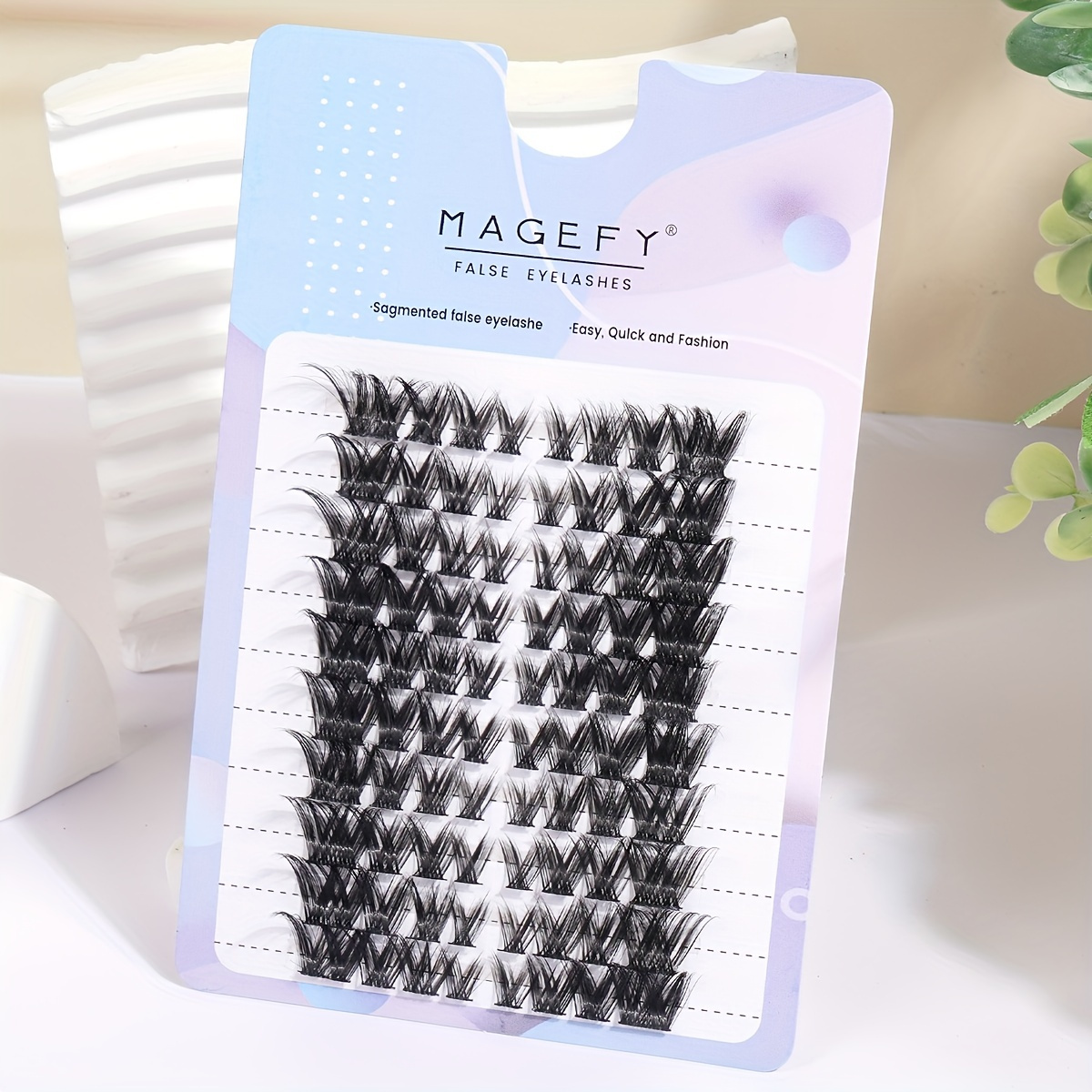 

80pcs Segmented Grafted Eyelashes, Single Cluster Lashes Natural Long Crossed Fluffy Curling Lashes, Suitable For Daily Travel Makeup Eyelash Extensions