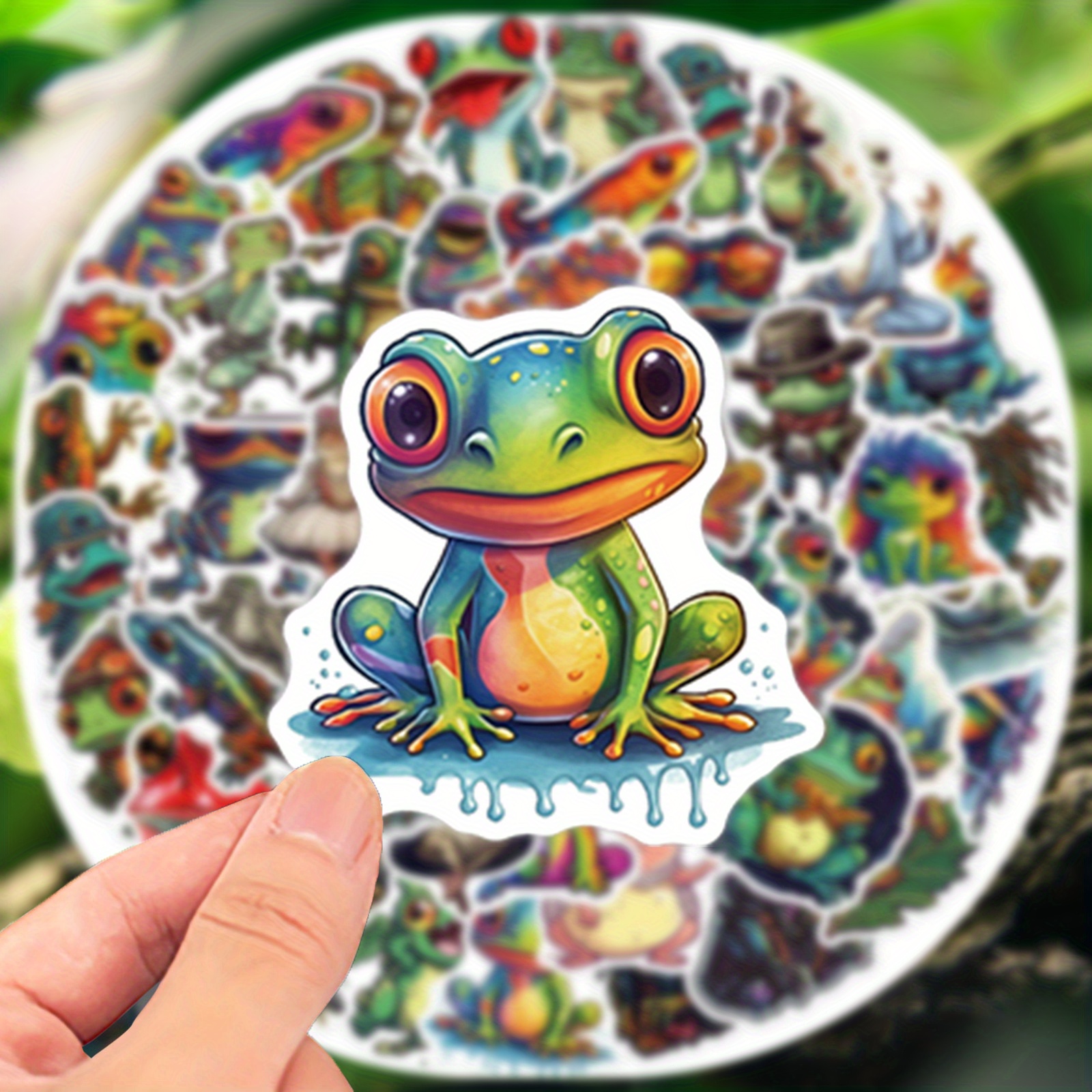 Frog Stickers Frog Buddies Sticker Pack Laptop Sticker Vinyl Sticker Deco  Stickers Cute Sticker Toad Water Bottle Stickers 