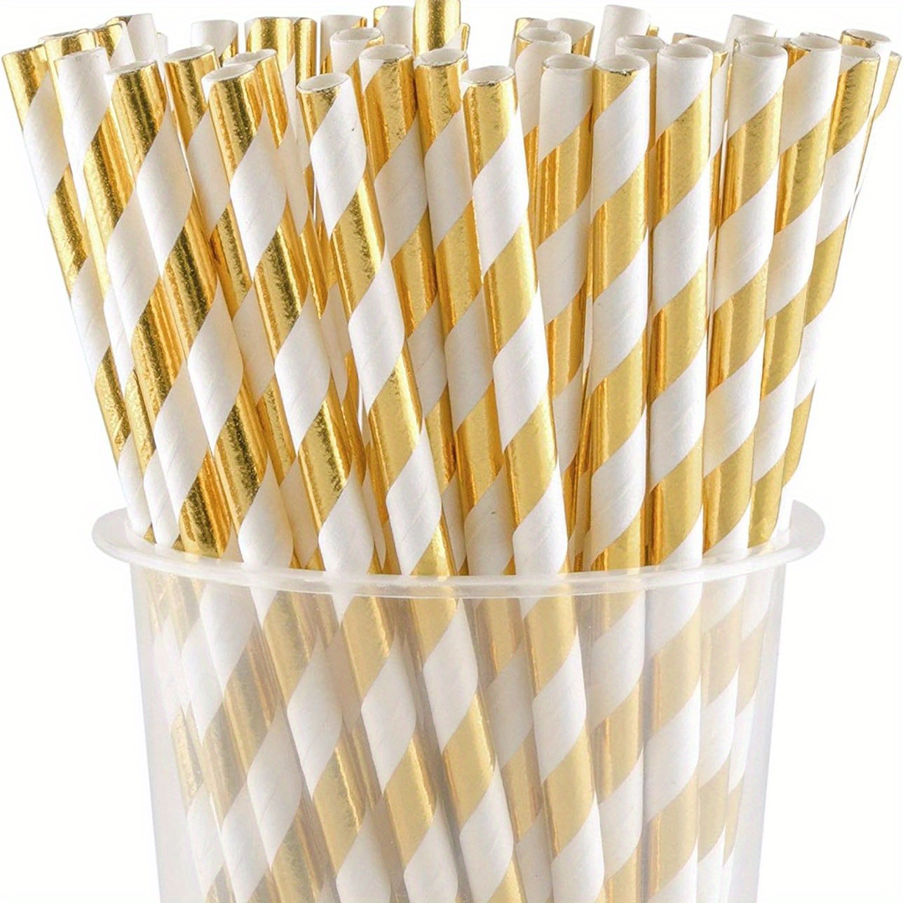 100pcs Foil Red Green Stripe Paper Straws For Baby Shower Wedding Party  Kids Birthday Party Decoration Supplies