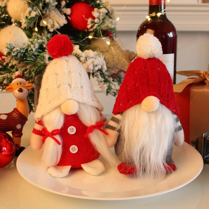 Christmas Gnomes Decorations Handmade Swedish Tomte Plush - Temu