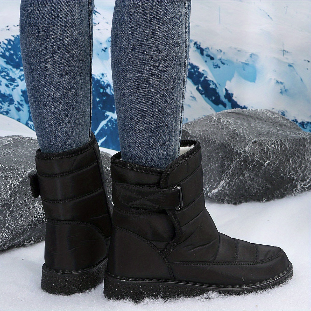 Botas Negras Amazon Botas Mujer Nieve Bota De Nieve Sled De Totes