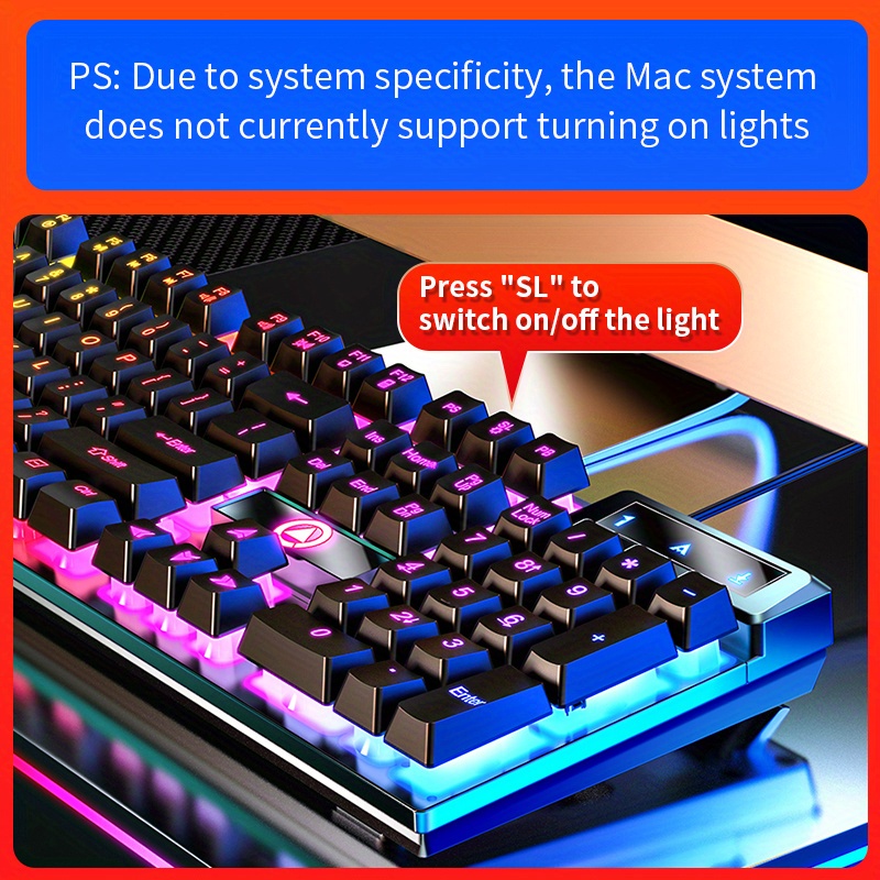 Gmaing filaire clavier, clavier lumineux, USB portable, Keboard  rétroéclairé, le clavier câblé - Chine Clavier lumineux et ordinateur prix
