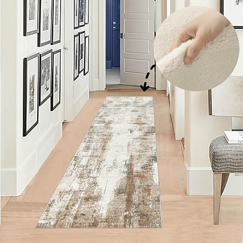Modern Abstract Long Carpet Bath Runner Hallway Rug Runner - Temu
