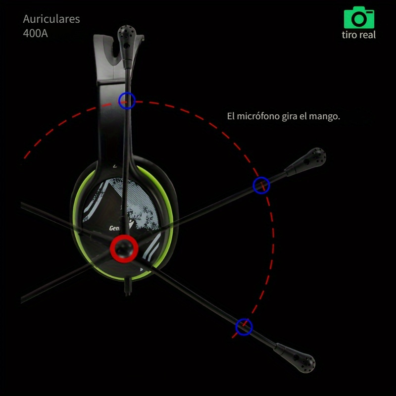 400a/auriculares Ordenador Inglés Escuchando Hablando Prueba - Temu Chile