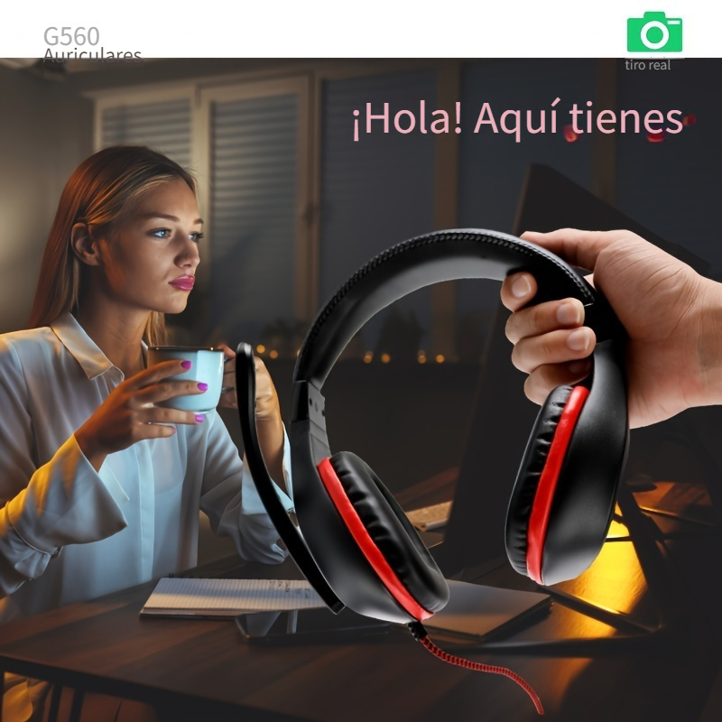 G560/auriculares Auriculares Computadora Diálogo Hombre - Temu