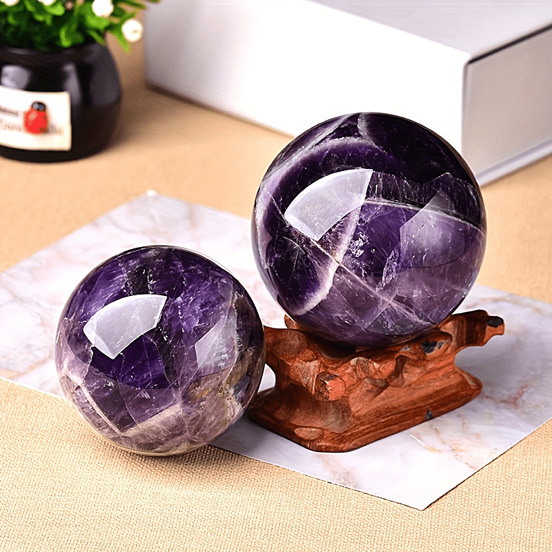 Natural Amethyst Ball high Quality Amethyst Ball Healing - Temu