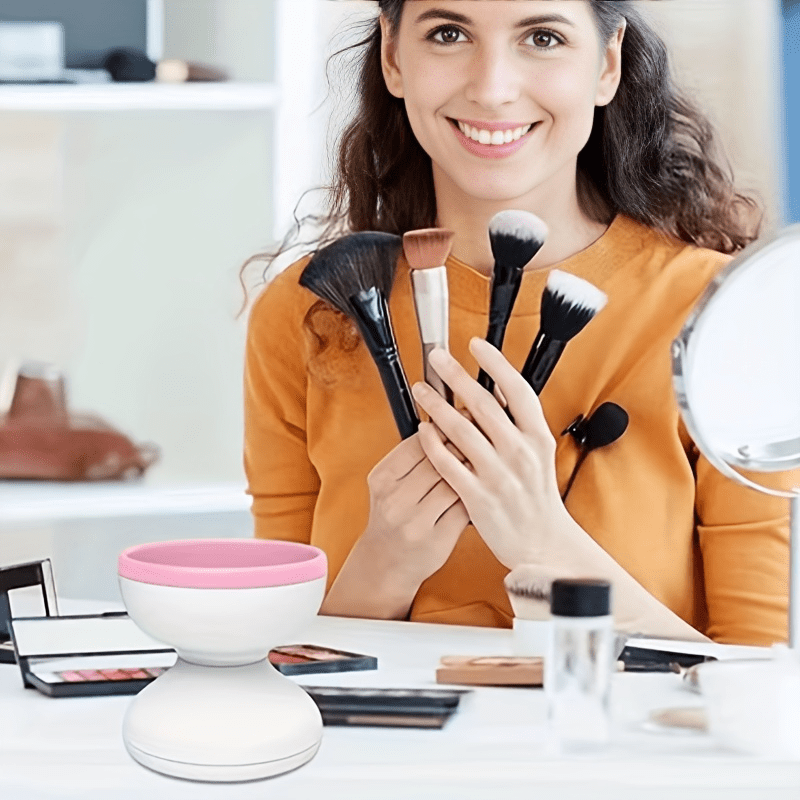 Makeup Brush Cleaner Electric Makeup Brush Cleaner Suitable - Temu
