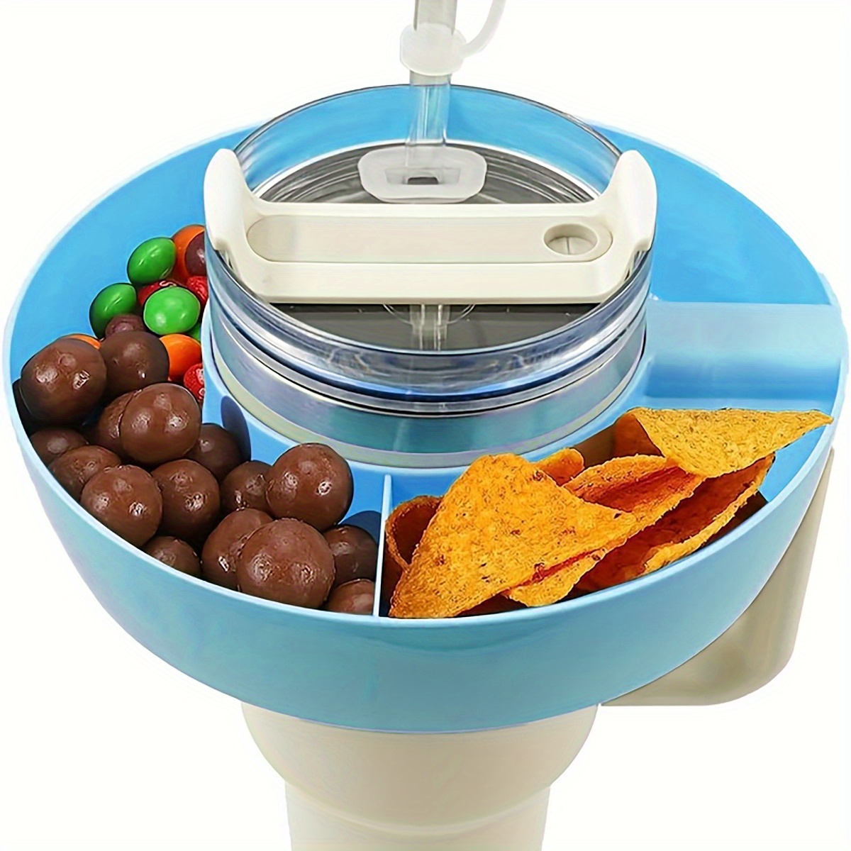 Snack Bowl For Cup Tumbler Snack Tray Compatible With - Temu