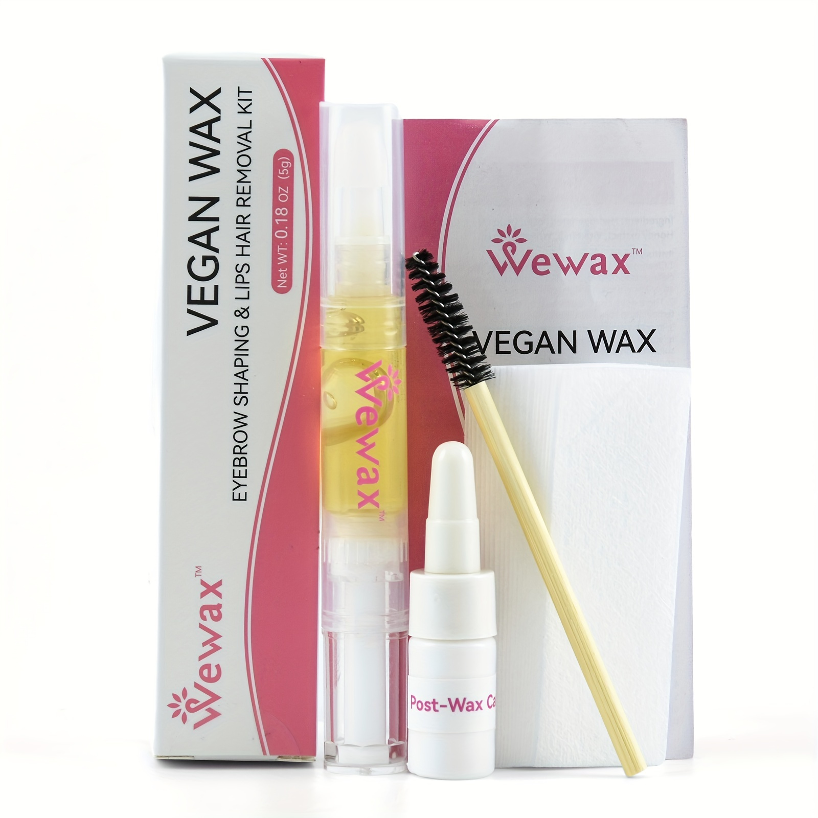 100Pcs Brow Makeup Brow Wax Sticks for Hair Removal Eyebrow Lip Applicator  Sticks