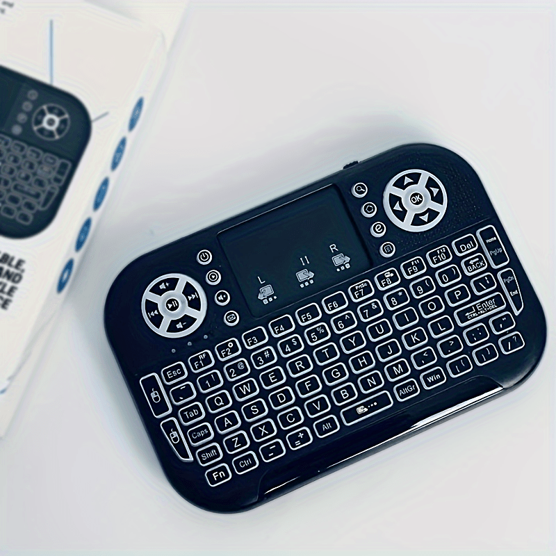 i4 Mini teclado inalámbrico Bluetooth y 2.4GHz Modos duales Ratón