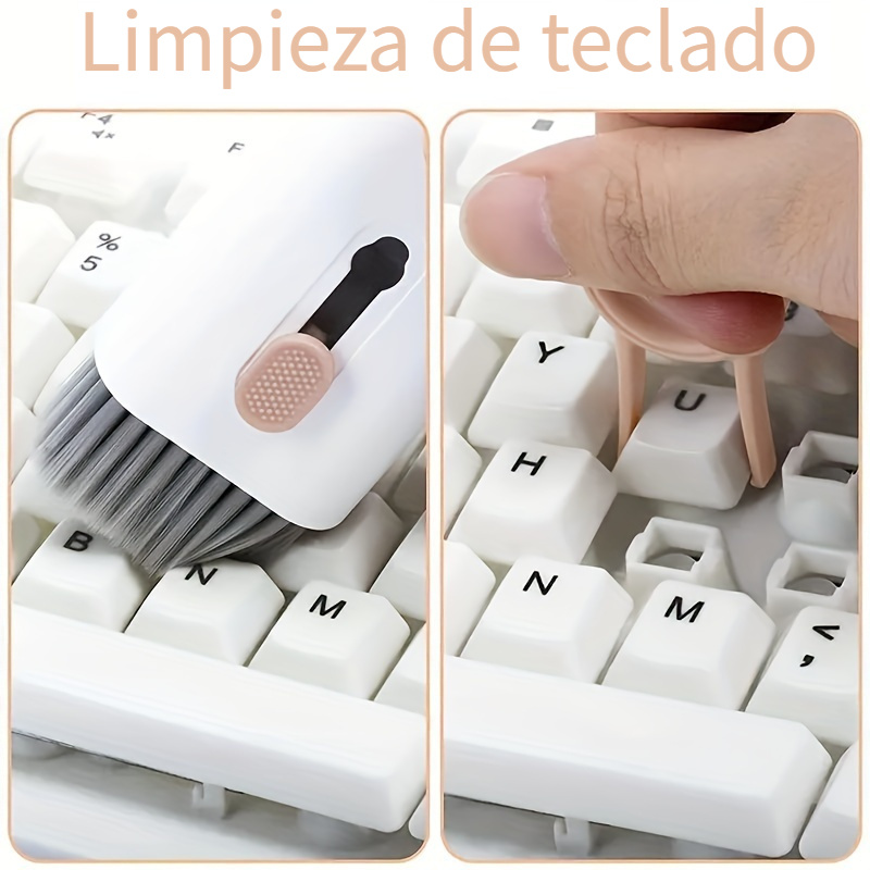 Kit limpiador de teclado de pantalla para laptop, herramienta de limpieza  electrónica para teléfono celular MacBook, iPad, iPhone, herramienta de