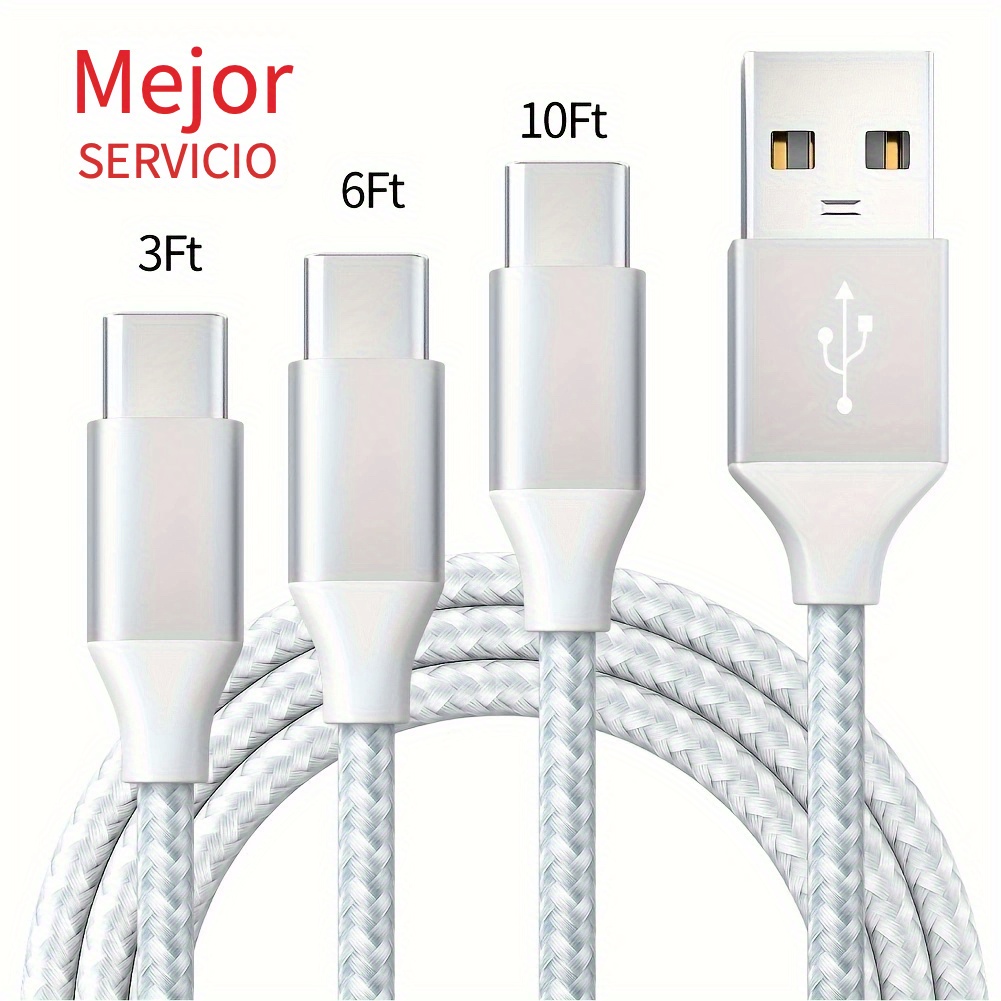 Cable USB C a Lightning de 1 pie [2 en 1] Cable de carga corta para iPhone,  paquete de 2 cables de carga rápida con certificación MFi de Apple con