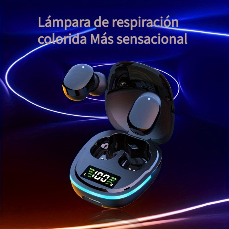 Comprar Auriculares inalámbricos de los mini auriculares de botón de los  auriculares del control táctil de la pantalla LED del auricular de TWS  Bluetooth