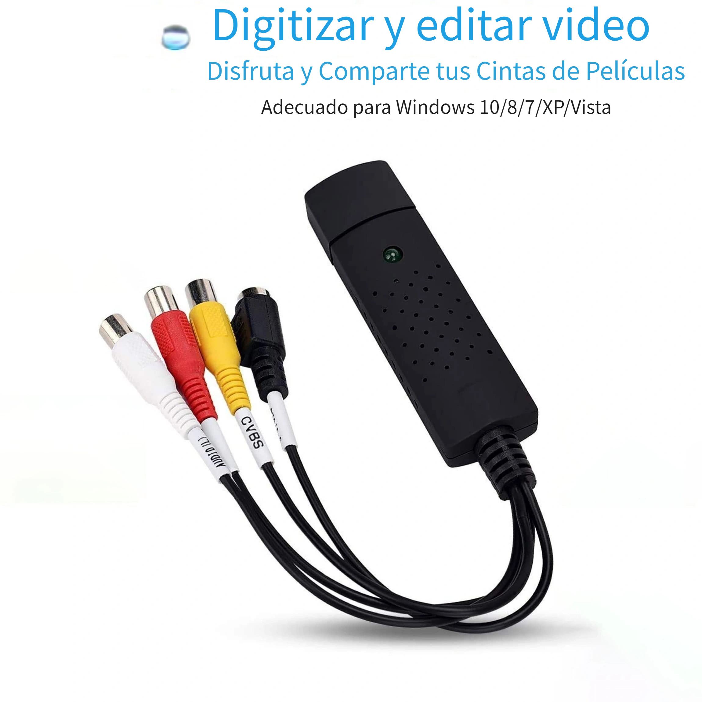 Convertidor Digital Convertidor Audio/vídeo Usb 2.0 Tarjeta - Temu