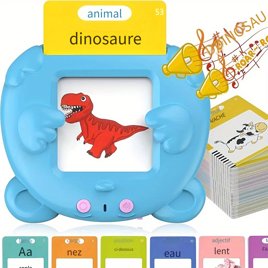 Carte éducative intelligente pour bébé, cadeau d'éducation précoce, jouet  anglais, Machine d'apprentissage, illumination éducative