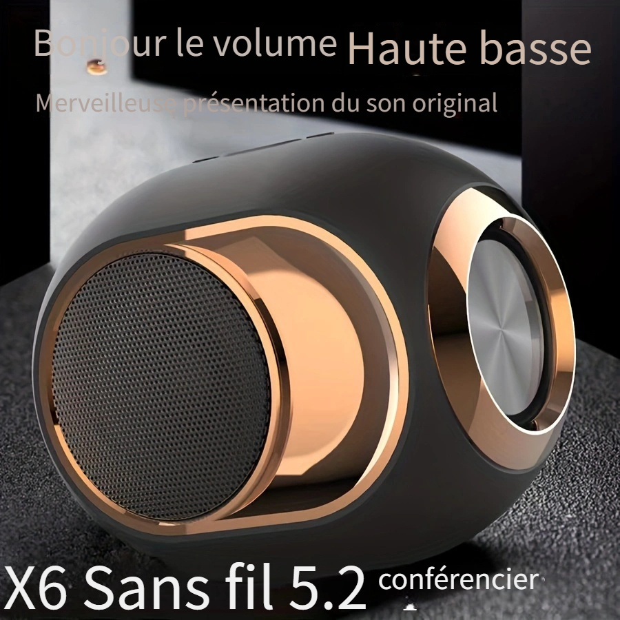 Mini Haut-parleur Portable Q6 sans Fil avec Bluetooth Sodi00