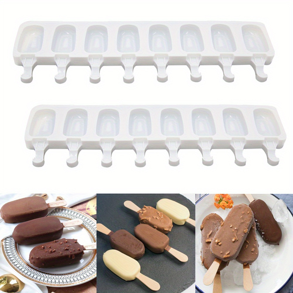 Reusable Freezer Containers Ice Cream Boxes with Lids Silicone Large  Rectangular Popsicle Mold Kitchen Accessories - AliExpress