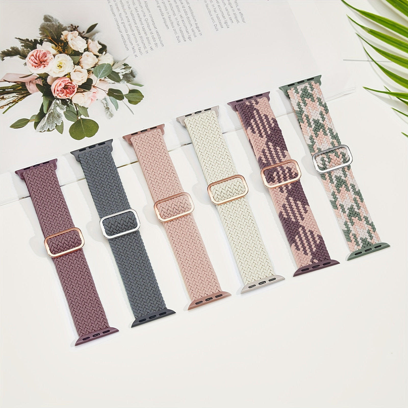 

Watch Band 38mm 40mm 41mm 42mm 44mm 45mm 49mm For Women Men, Nylon Stretchy Sport Bands Soft Elastic Straps For Iwatch Ultra Se Series 8 7 6 5 4 3 2 1