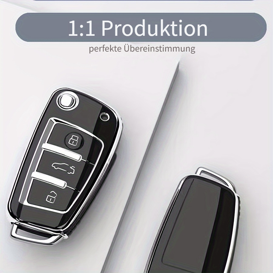 Kaufe Flexible Hülle für Auto-Schlüsselanhänger, präziser Schnitt,  langlebig, 3 Tasten, intelligente Autoschlüssel-Abdeckung für Teana 2023