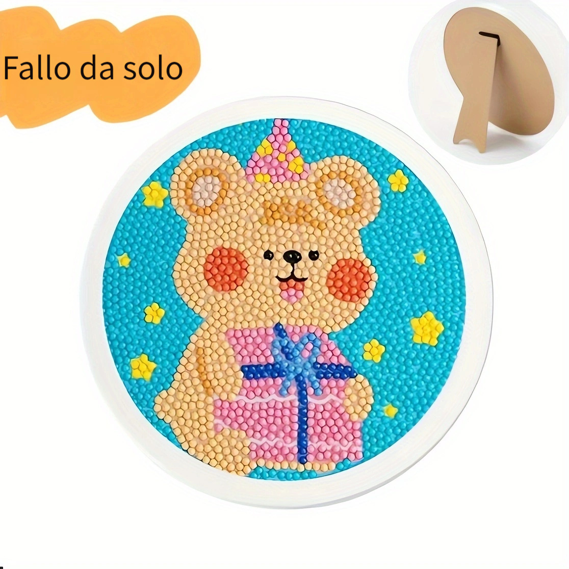 Strawberry Bear Diamond Painting Framed Diy Handmade Birthday Gift Diy Girl  Toy Diamond Sticker Painting, Sconti Per Tutti