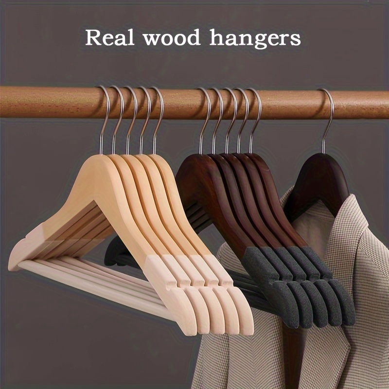 Utopia Home Premium Wooden Hangers 80 Pack - Durable & Slim Coat Hanger -  Suit Hangers with 360-Degree Rotatable Hook - Wood Hangers with Shoulder  Grooves (Black Color)
