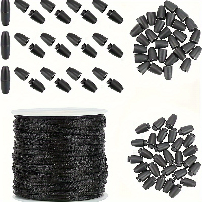 

1set Jewelry Making Chain Supplies With Jewelry Cord And Plastic Connection Buckle For Bracelet Necklace Beading Supplies