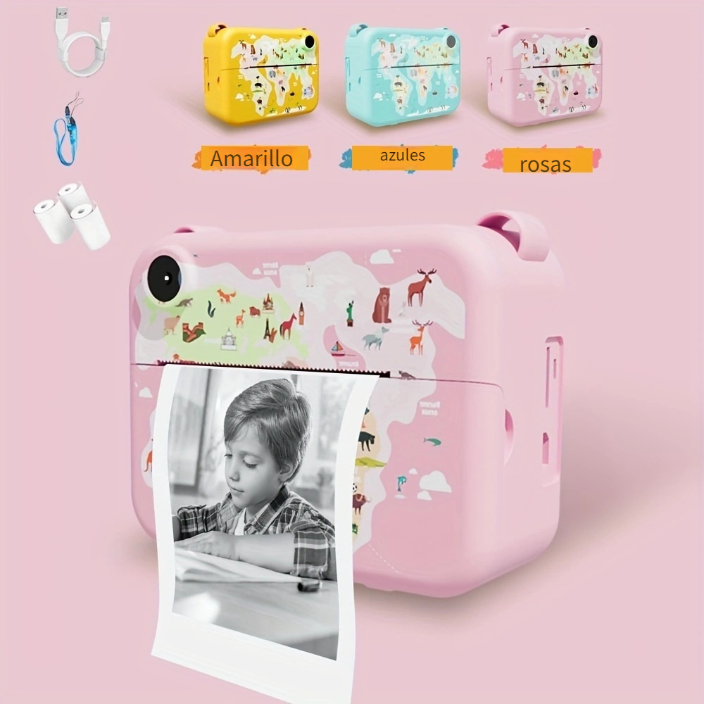 Niños Pueden Tomar Fotos Imprimir Cámaras Bebés Mini Cámara - Temu
