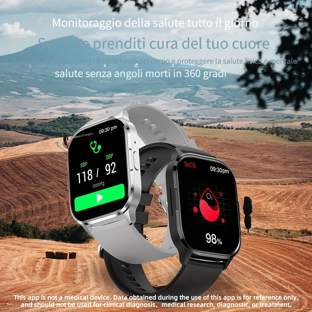 Senbono 2024 Nuovo Smartwatch Amoled Chiamata Wireless - Temu Italy