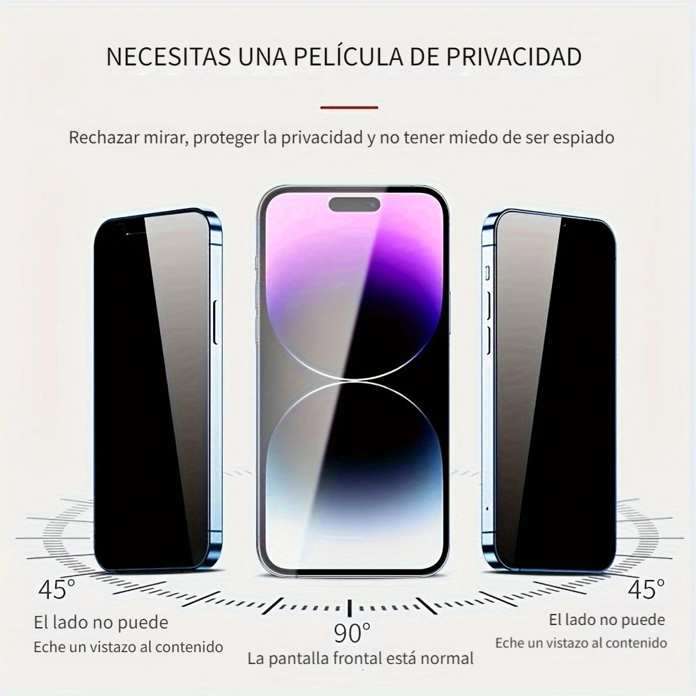 6 En 1 Protector Pantalla Iphone 14 Pro max 13 12 11 plus - Temu