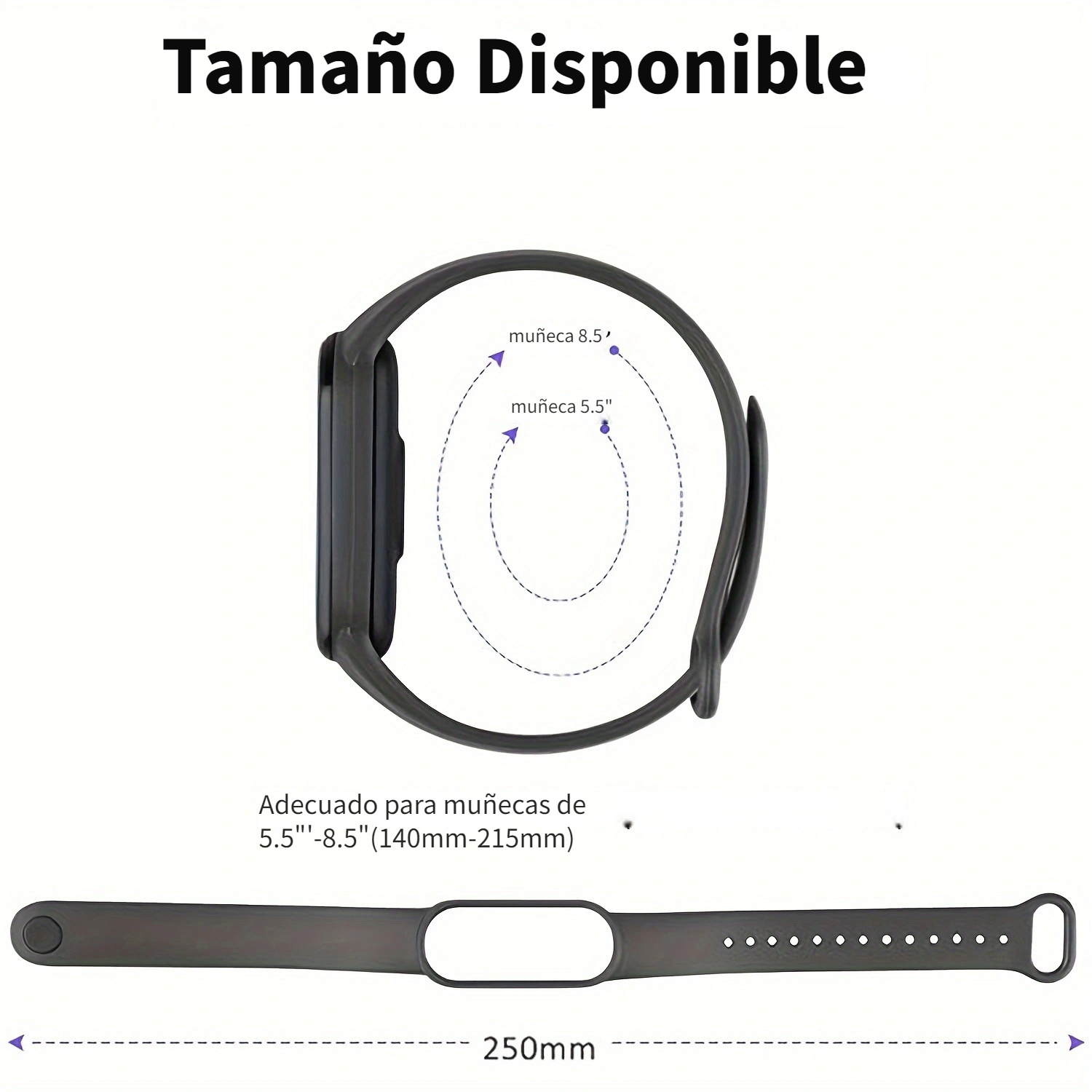 3 Paquetes Correas Deportivas Xiaomi Band 5/6 Suaves Cómodas - Temu Chile