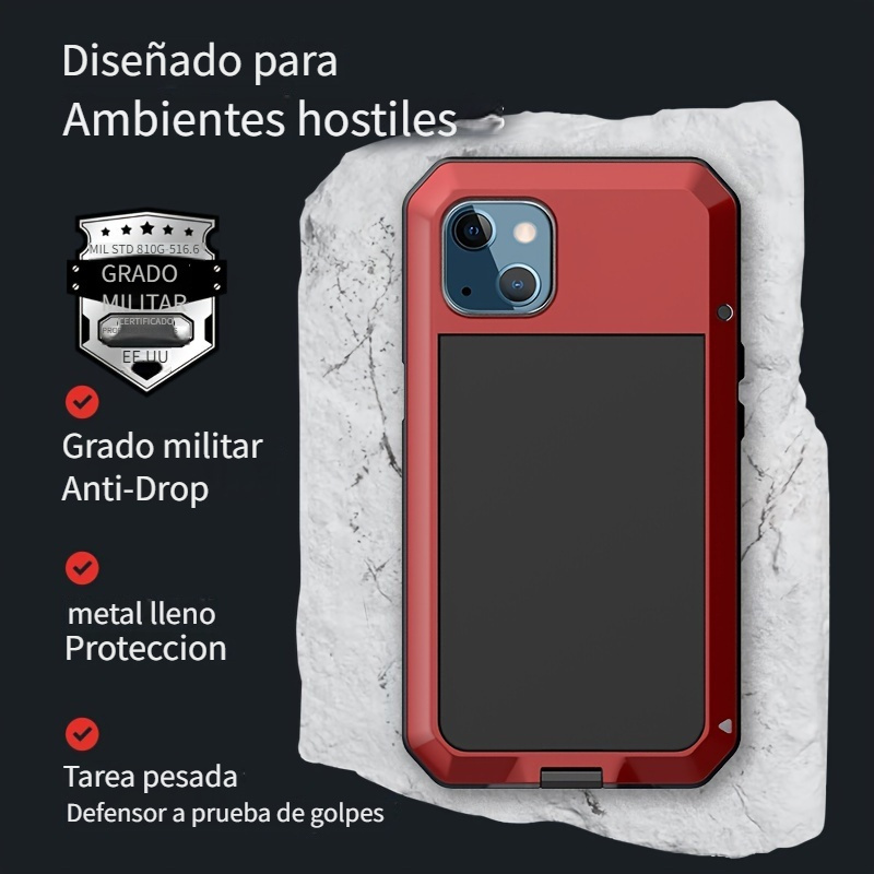 ONOLA Funda compatible con iPhone 8 Plus, iPhone 7 Plus + protector de  pantalla de vidrio templado, funda de protección resistente para iPhone 8  Plus
