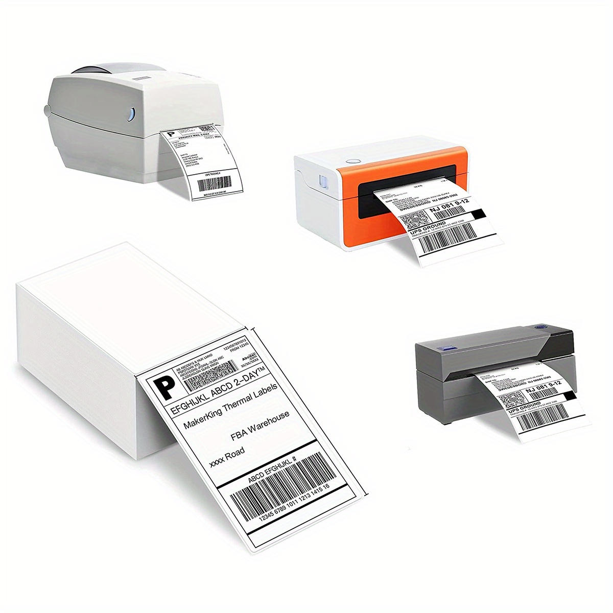 Label Printer 4x6 Thermal Printer, Commercial Direct Thermal High