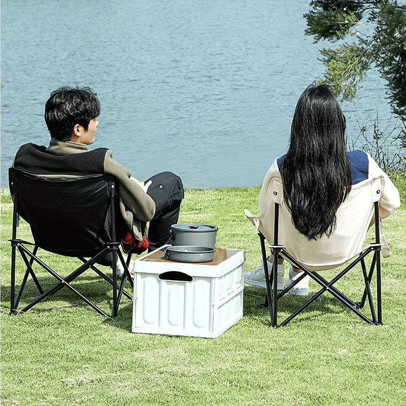 1pc Ultralight Portable Folding Moon Chair For Camping Beach Fishing And  Sketching Comfortable And Durable - Sports & Outdoors - Temu Austria