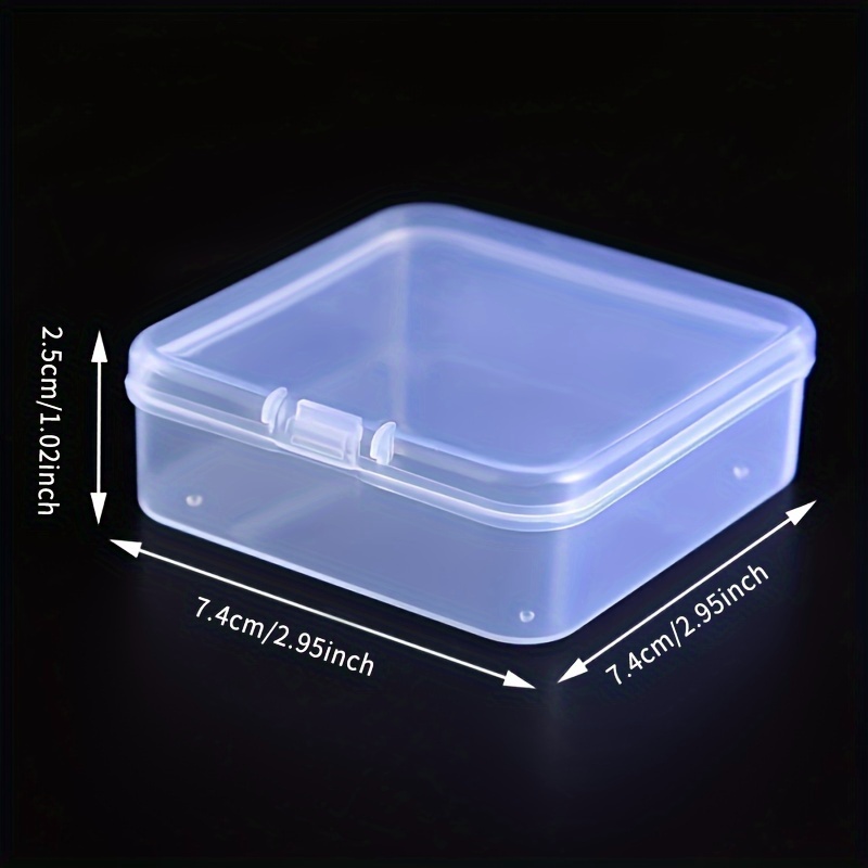 3pcs Mini Transparent Storage Boxes: Keep Your Accessories and Parts  Organized and Portable!