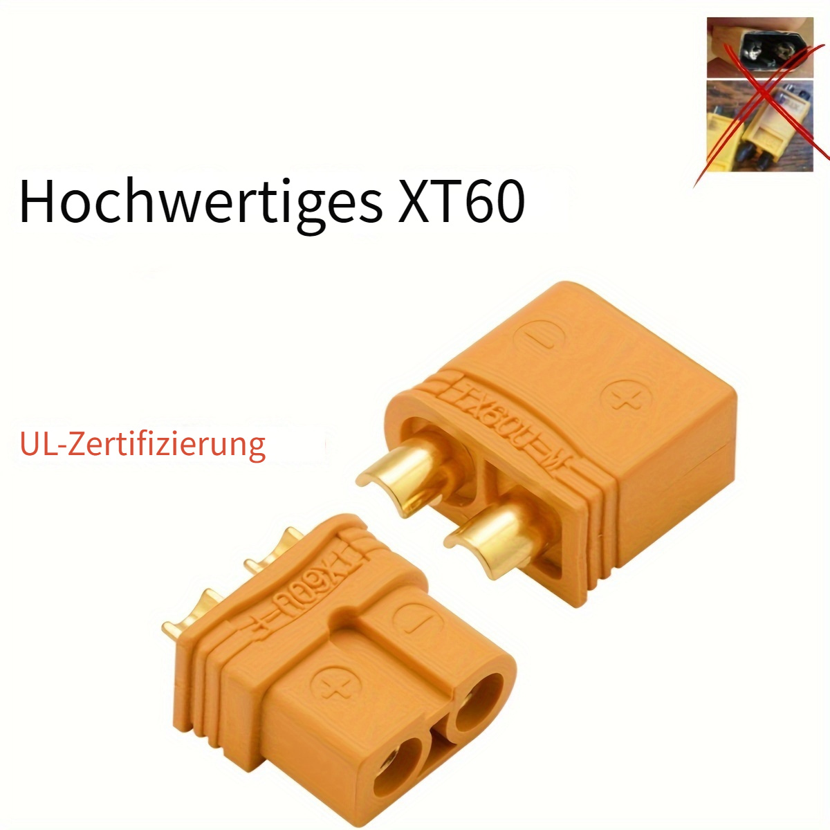 1/2 Satz 120a Batterieanschluss kit Stecker Schnellanschluss - Temu Germany